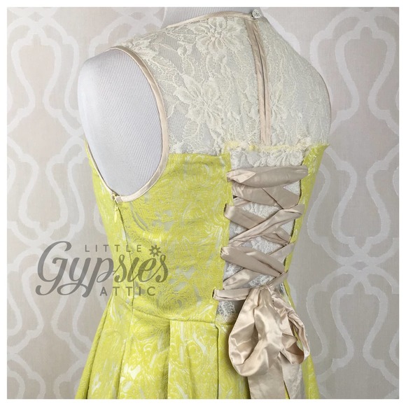 Ryu Lolita Lace & Jacquard Mini Dress - Picture 4 of 11